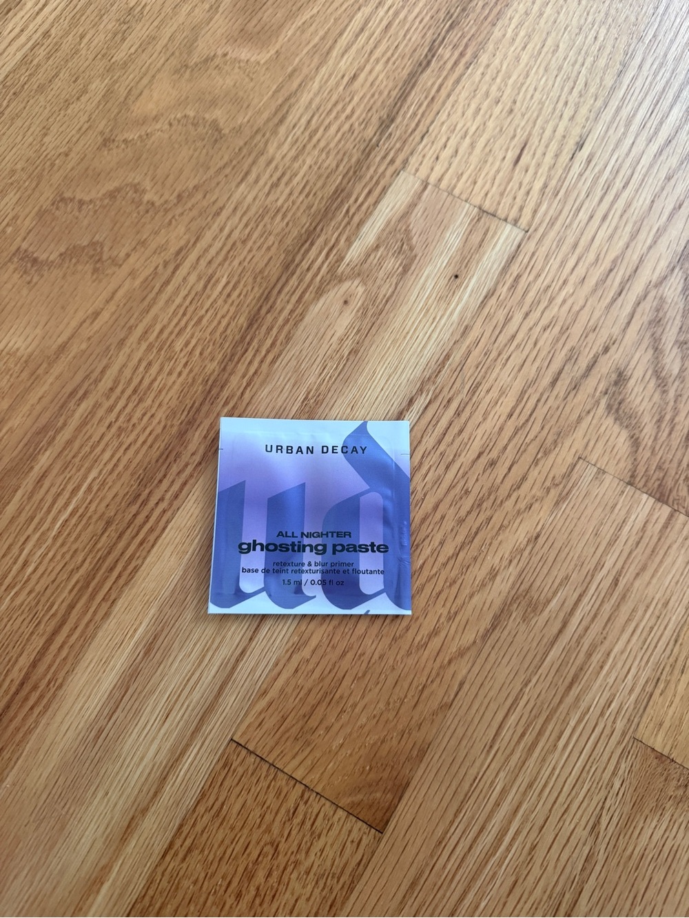 Urban Decay All Nighter Ghosting Paste Retexture & Blur Primer Sample